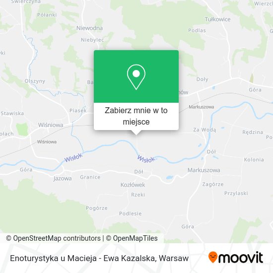 Mapa Enoturystyka u Macieja - Ewa Kazalska