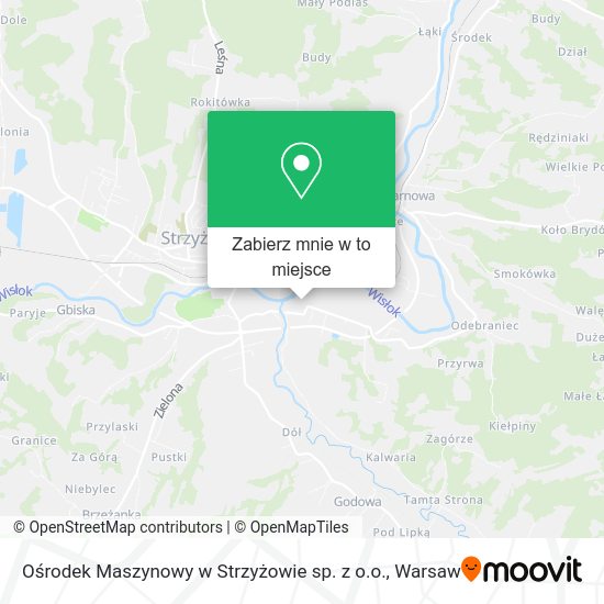 Mapa Ośrodek Maszynowy w Strzyżowie sp. z o.o.