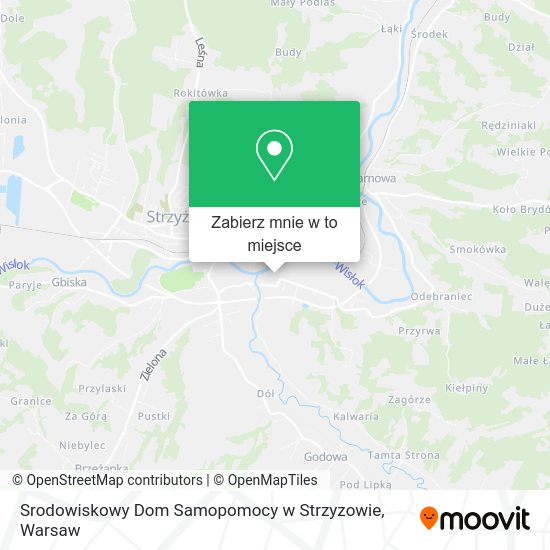 Mapa Srodowiskowy Dom Samopomocy w Strzyzowie