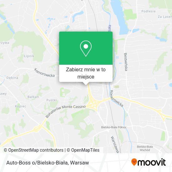 Mapa Auto-Boss o/Bielsko-Biała