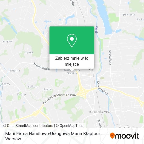 Mapa Marii Firma Handlowo-Usługowa Maria Kłaptocz