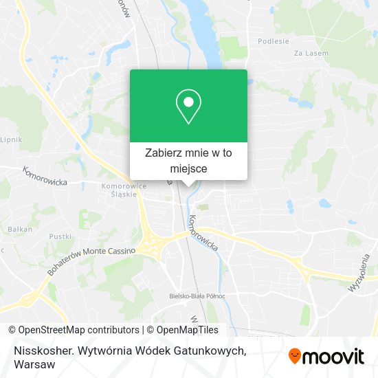 Mapa Nisskosher. Wytwórnia Wódek Gatunkowych