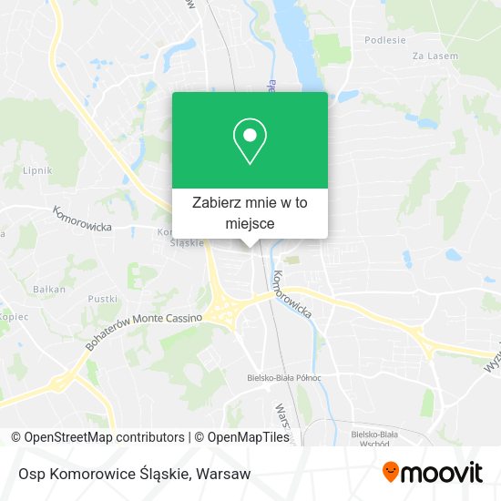 Mapa Osp Komorowice Śląskie