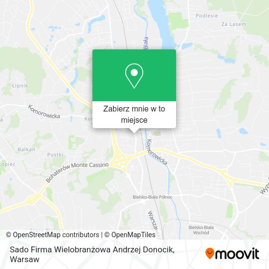 Mapa Sado Firma Wielobranżowa Andrzej Donocik