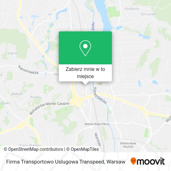 Mapa Firma Transportowo Uslugowa Transpeed