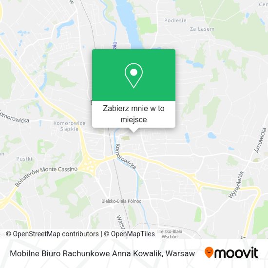 Mapa Mobilne Biuro Rachunkowe Anna Kowalik