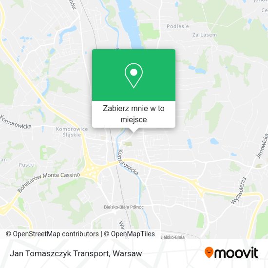 Mapa Jan Tomaszczyk Transport