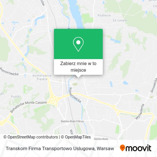 Mapa Transkom Firma Transportowo Uslugowa