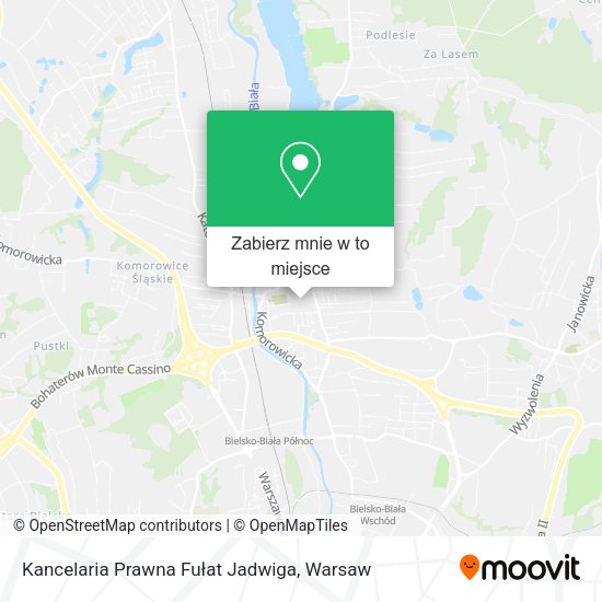 Mapa Kancelaria Prawna Fułat Jadwiga