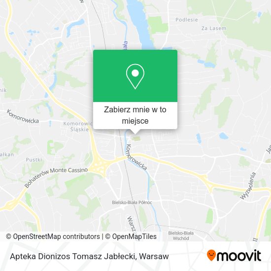 Mapa Apteka Dionizos Tomasz Jabłecki