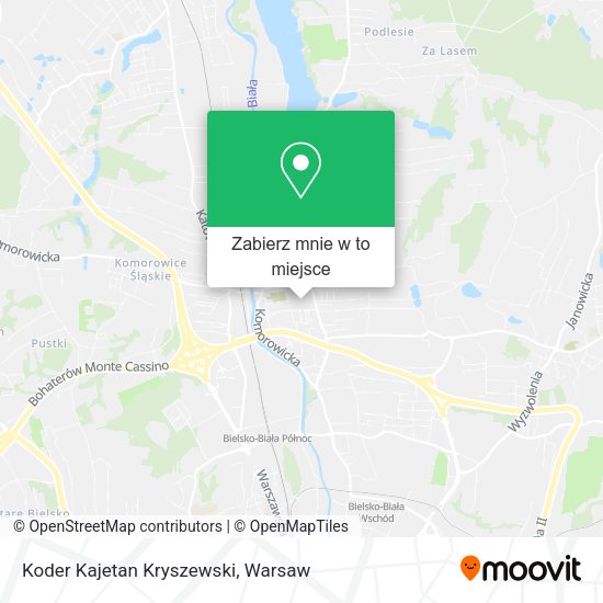 Mapa Koder Kajetan Kryszewski