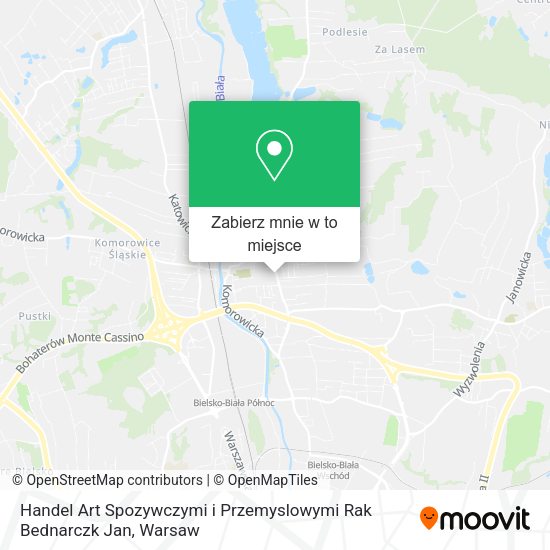 Mapa Handel Art Spozywczymi i Przemyslowymi Rak Bednarczk Jan