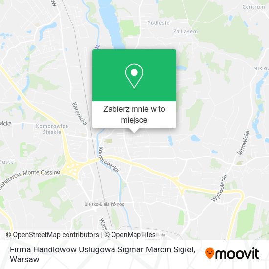 Mapa Firma Handlowow Uslugowa Sigmar Marcin Sigiel