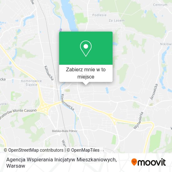 Mapa Agencja Wspierania Inicjatyw Mieszkaniowych