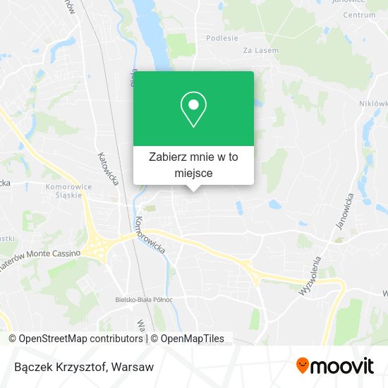 Mapa Bączek Krzysztof