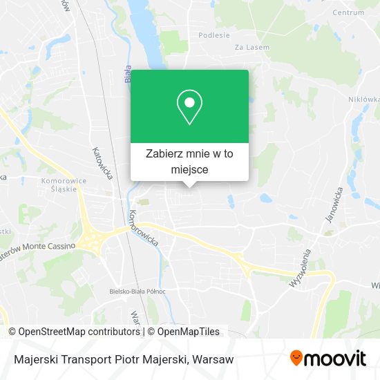 Mapa Majerski Transport Piotr Majerski