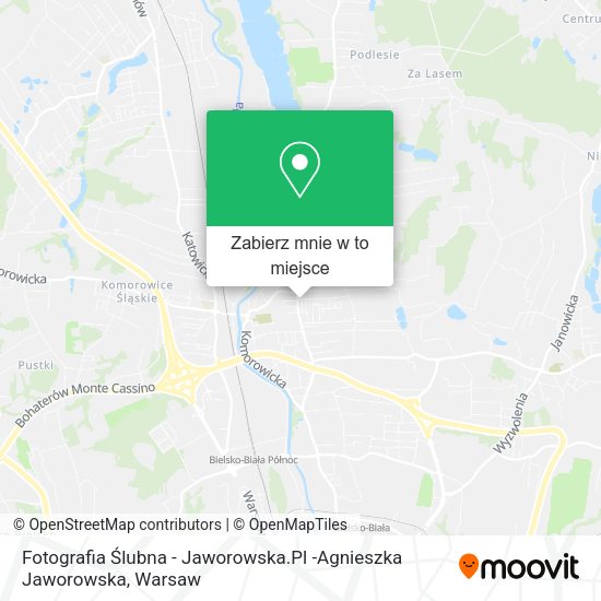 Mapa Fotografia Ślubna - Jaworowska.Pl -Agnieszka Jaworowska