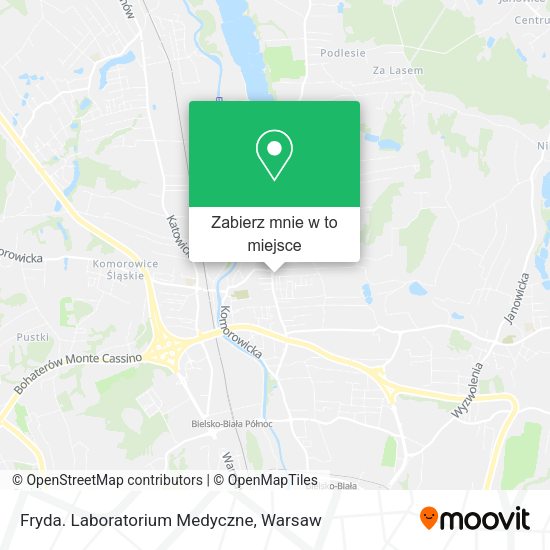 Mapa Fryda. Laboratorium Medyczne