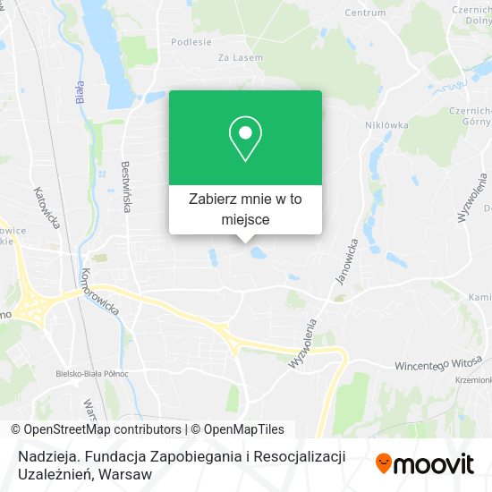 Mapa Nadzieja. Fundacja Zapobiegania i Resocjalizacji Uzależnień