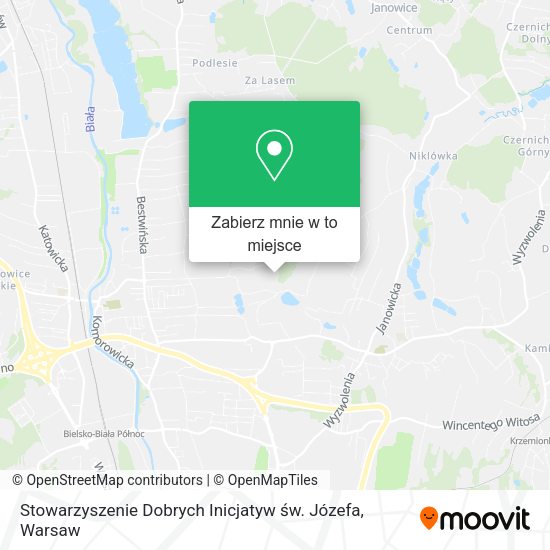 Mapa Stowarzyszenie Dobrych Inicjatyw św. Józefa