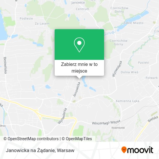 Mapa Janowicka na Żądanie