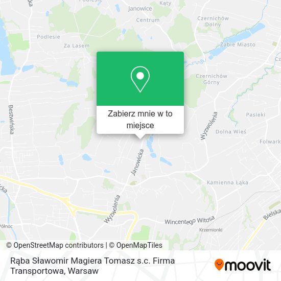 Mapa Rąba Sławomir Magiera Tomasz s.c. Firma Transportowa