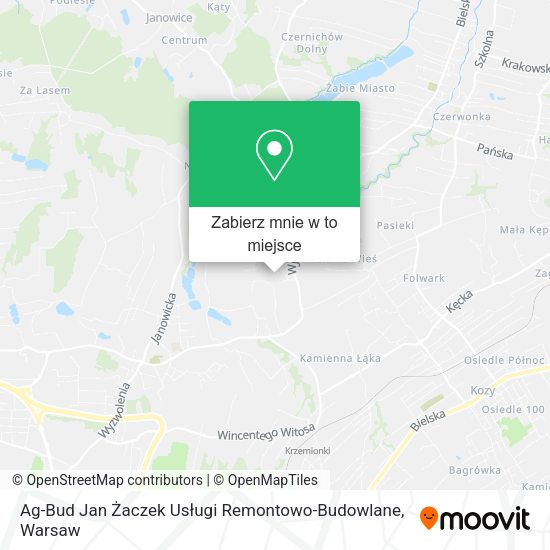 Mapa Ag-Bud Jan Żaczek Usługi Remontowo-Budowlane