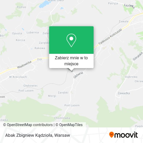 Mapa Abak Zbigniew Kądzioła