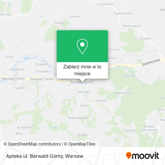 Mapa Apteka ul. Barwałd Górny