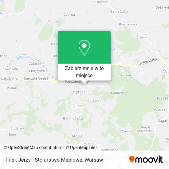 Mapa Filek Jerzy - Stolarstwo Meblowe