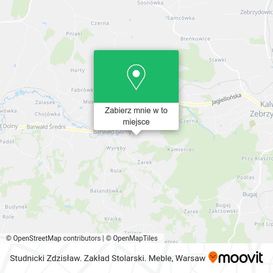 Mapa Studnicki Zdzisław. Zakład Stolarski. Meble