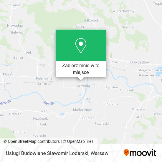 Mapa Usługi Budowlane Sławomir Lodarski