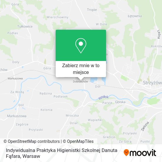 Mapa Indywidualna Praktyka Higienistki Szkolnej Danuta Fąfara