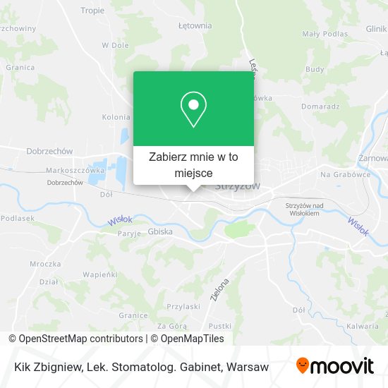 Mapa Kik Zbigniew, Lek. Stomatolog. Gabinet