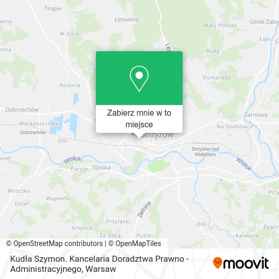 Mapa Kudła Szymon. Kancelaria Doradztwa Prawno - Administracyjnego