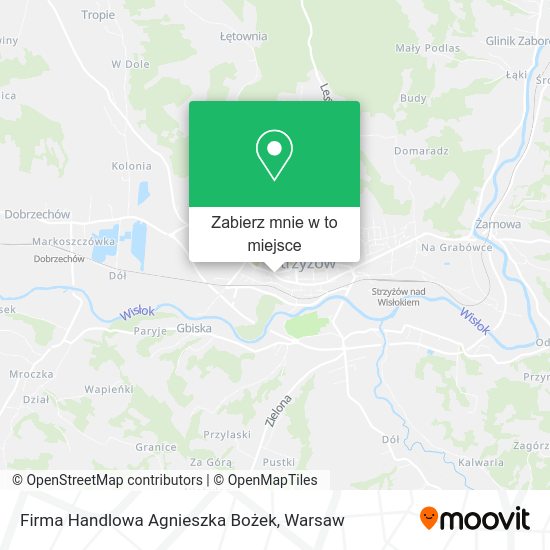 Mapa Firma Handlowa Agnieszka Bożek