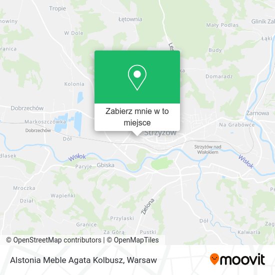 Mapa Alstonia Meble Agata Kolbusz