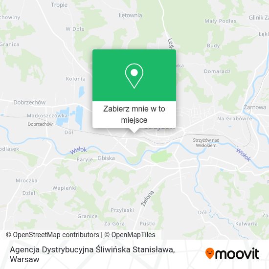 Mapa Agencja Dystrybucyjna Śliwińska Stanisława