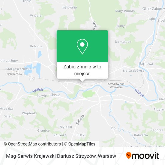 Mapa Mag-Serwis Krajewski Dariusz Strzyżów