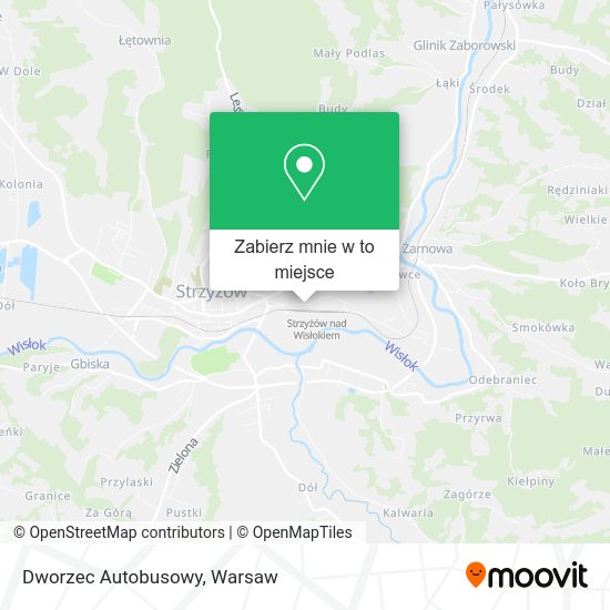 Mapa Dworzec Autobusowy