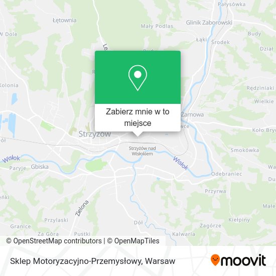 Mapa Sklep Motoryzacyjno-Przemysłowy