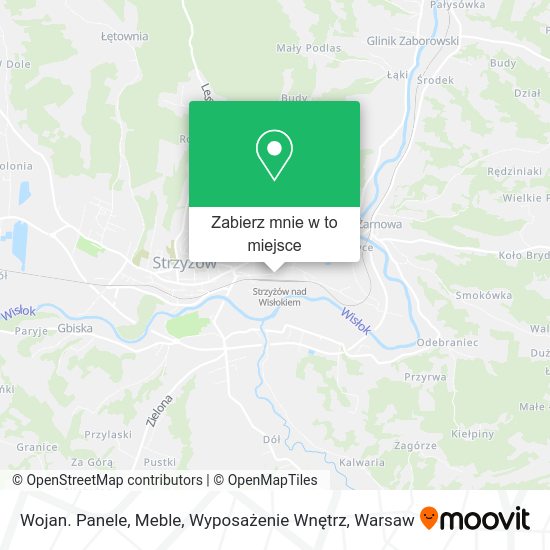 Mapa Wojan. Panele, Meble, Wyposażenie Wnętrz