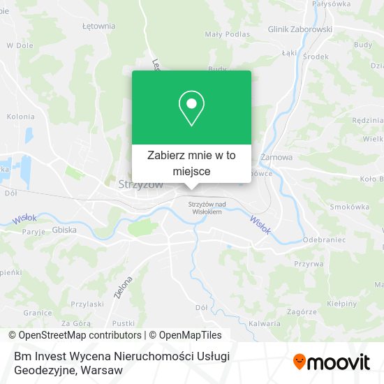 Mapa Bm Invest Wycena Nieruchomości Usługi Geodezyjne