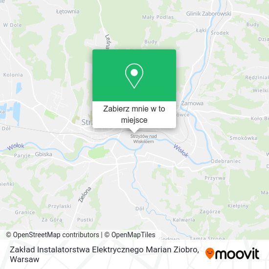 Mapa Zakład Instalatorstwa Elektrycznego Marian Ziobro