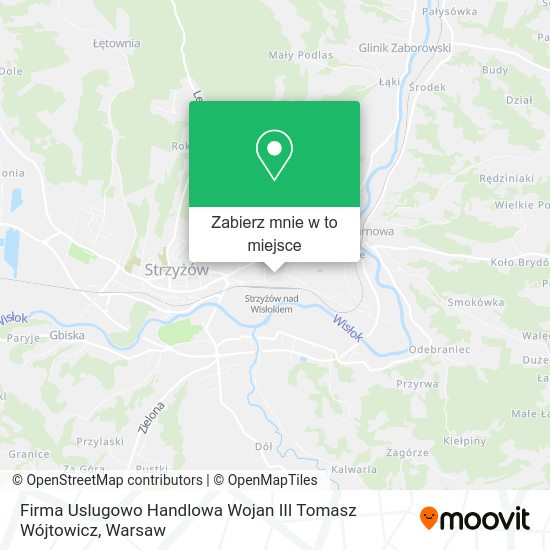 Mapa Firma Uslugowo Handlowa Wojan III Tomasz Wójtowicz