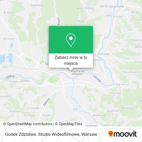 Mapa Godek Zdzisław. Studio Wideofilmowe