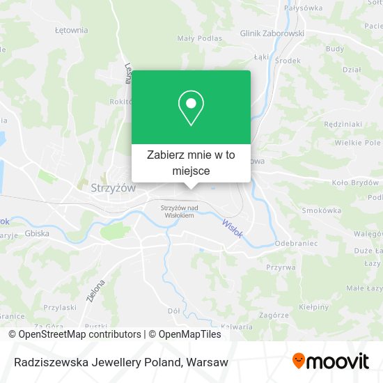 Mapa Radziszewska Jewellery Poland