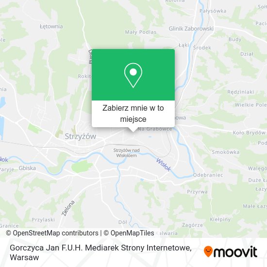 Mapa Gorczyca Jan F.U.H. Mediarek Strony Internetowe