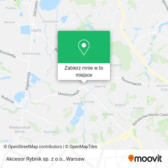 Mapa Akcesor Rybnik sp. z o.o.