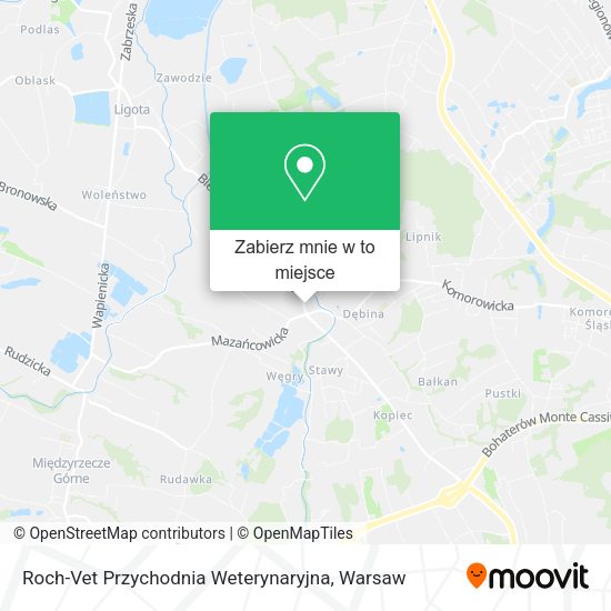 Mapa Roch-Vet Przychodnia Weterynaryjna